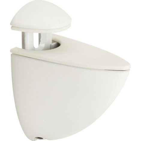 LOT 2 CLIPS POUR TABLE VERRE 3-6MM BLANC