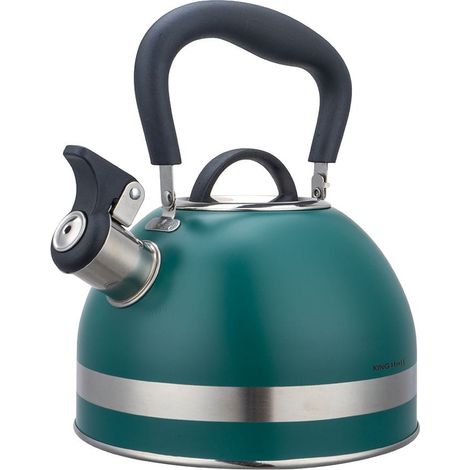 Hervidor de agua de 1,8 L con silbato Kinghoff KH-1855 verde (1/5)