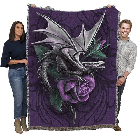 Couverture Tissée - 183 x 137 cm - En Coton 100 % - Pour Canapé ou Décoration Murale - 1 Pièce (1/5)