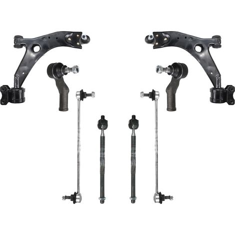 KIT BRACCIO OSCILLANTE 8 PEZZI COMPATIBILE CON FORD FOCUS II Tre volumi (DB, FCH, DH) / Kit Sospensione Completo OE/OEM / Bracci Oscillanti + Testine Sterzo / Sostituzione Diretta OEM