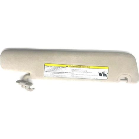 1002477-01-J Convient pour Tesla Model S Miroir de courtoisie gauche intérieur Pare-soleil beige (1/5)