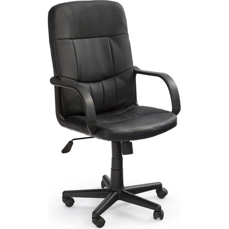 Silla de oficina Houston 594, Negro, 100x58x60cm, Con reposabrazos, Con ruedas, Mecanismo de la silla: Inclinación (1/3)