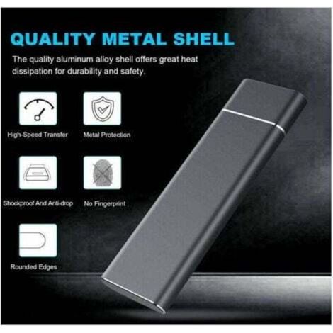 [SSD Externe] [2TB] USB 3.0 Ultra Rapide Portable & Résistant Aluminium (1/2)