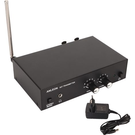 Professionelles drahtloses UHF-Überwachungssystem (526–535 MHz), EU-Stecker (100–240 V)
