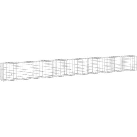 Gabion avec fil de 5 mm et maille de 10x10 cm 500x30x50 cm vidaXL (1/5)