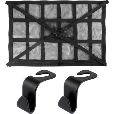 Filet à bagages , 90 cm x 65 cm, double couche, universel, cordon de serrage réglable (1/5)