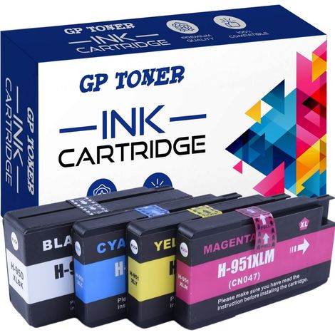 4x Tinten für HP H950XL CMYK GP (1/5)