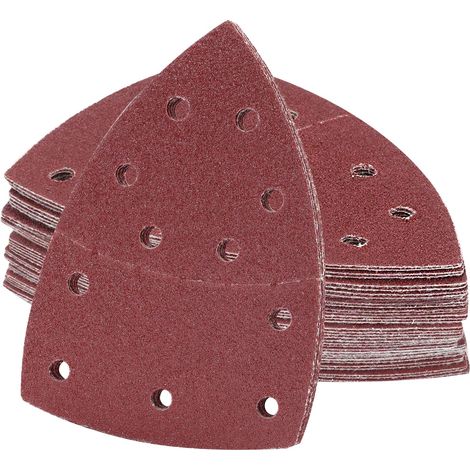 Papier Abrasif pour Ponceuse Triangle, Papier Mouse 50 Pièces (1/5)