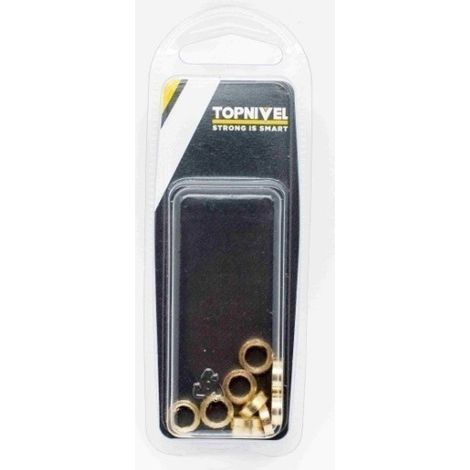 Ovalillo Pernio 6,5X10,5X3Mm Nivel Laton 10 Pz