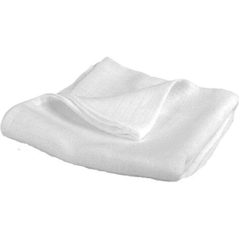 Pannolino lavabile in cotone bianco JAŚ 80x80