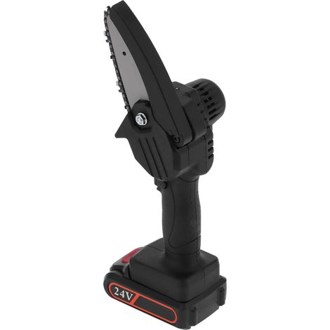 Mini tronçonneuse électrique rechargeable pour le travail du bois et le jardin, outils de jardinage et d'entretien, FYD-003, noire, prise AC110-240VEU (1/5)