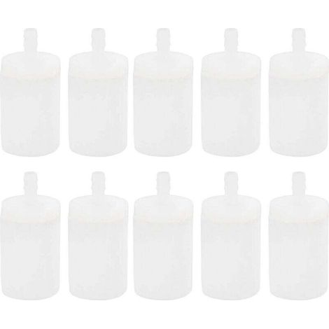 10 pièces ABS filtre à carburant filtre à carburant remplacement adapté pour Husqvarna pièces de tronçonneuse accessoires d'outil de jardin technologie de fabrication avancée A (1/4)