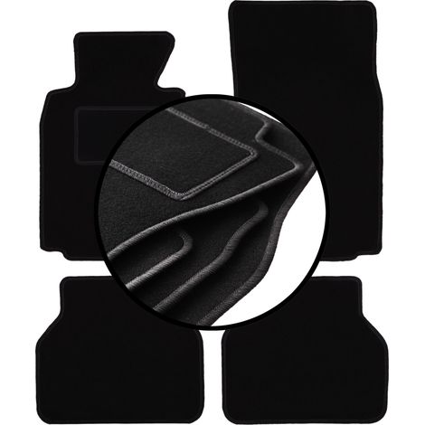 Juego completo de alfombrillas de terciopelo para: BMW 5 E39 sedán, familiar, touring (1996-2004) (1/5)