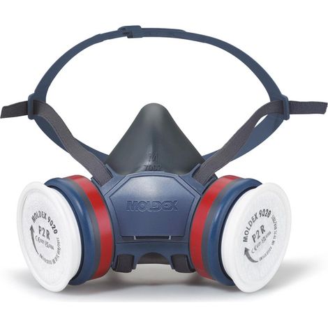 Semimaschera di protezione respiratoria Moldex Serie 7000 EasyLock Nero L
