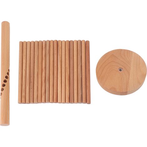 Support de séchage de pâtes pliable, 18 barres, support à Spaghetti en bois, fabrication de nouilles pour la cuisine (1/5)