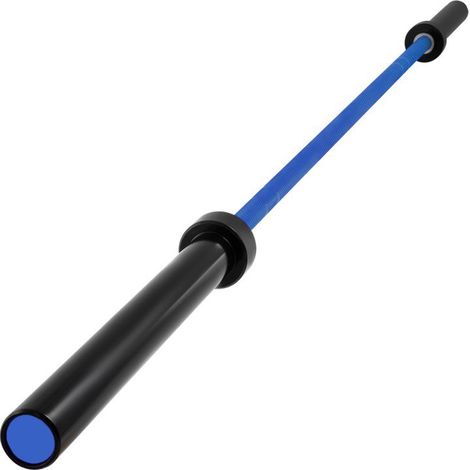 Barre d'Haltères 2,01 m Barre de Musculation Acier Allié 15 kg Résistance Traction 170 KPSI Haltérophilie Entraînement Musculation Développé Couché Squats pour Plaques de 50 mm Femmes Gym (1/5)
