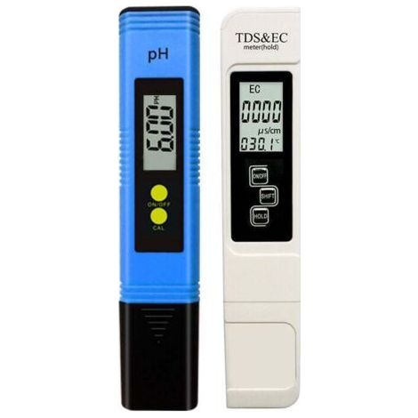 Ph Meter Ph Tds and Ec Temperature Tester Bio 5 in 1 Water Quality Tester with LCD Display, Digital Water Quality Tester (1/5)