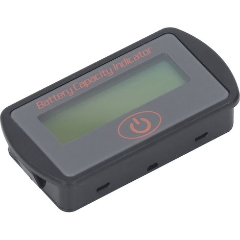 Indicateur de batterie portable, léger et compact, avec écran LCD, affichage de la capacité et de la tension (8-63 V, 48 V). (1/5)