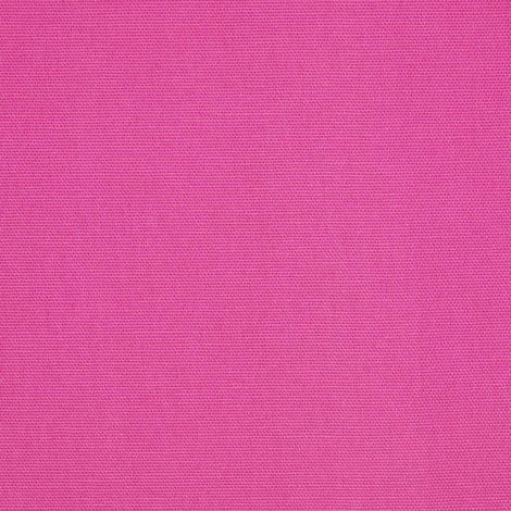 HOMESCAPES Stoff Meterware unifarben hot pink 150 cm Breite