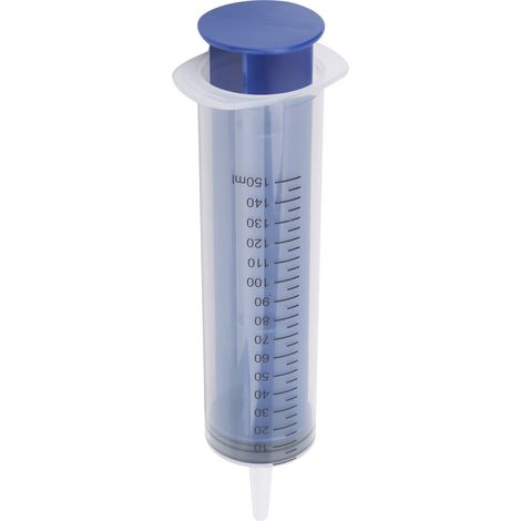 Seringue en plastique de grand diamètre avec tube et cathéter, outil de mesure jetable 150 ml (1/5)