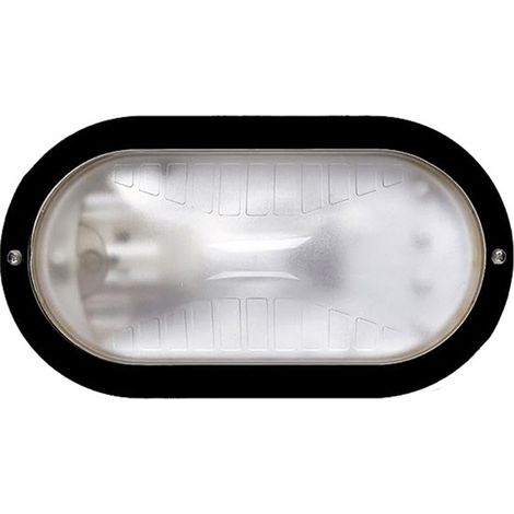 Plafoniera Esterno Contemporanea Owen Pc Nero 1 Luce E27 Ip44 (1/2)