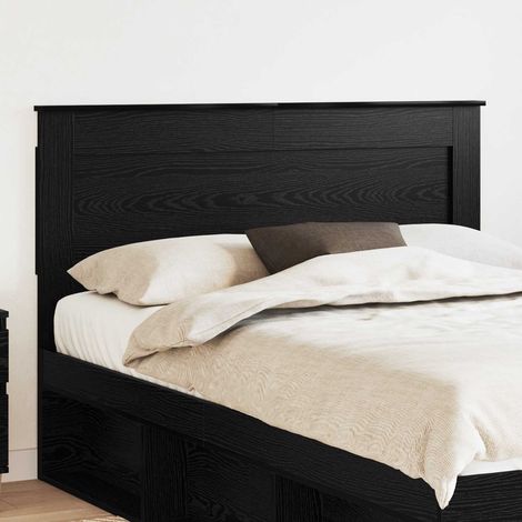 Tête de lit-Panneau de lit Chêne noir 140 cm Bois d'ingénierie 662917 (1/5)