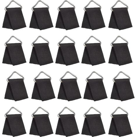 20 Replacement Triangle Trampoline Buckles, Reinforced V-Rings for Trampoline Repair (1/5)