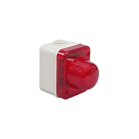 SEGNALATORE STATICO A PARETE ROSSO  mm.64x60x80h. (1580.R)    MARLANVIL