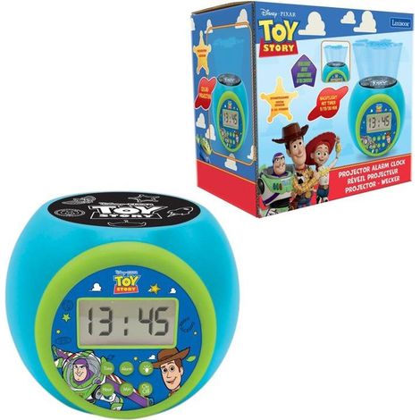 Réveil projecteur Lexibook Toy Story - Fonction alarme et répétition - Veilleuse avec minuteur - Écran LCD - Piles non incluses (1/5)