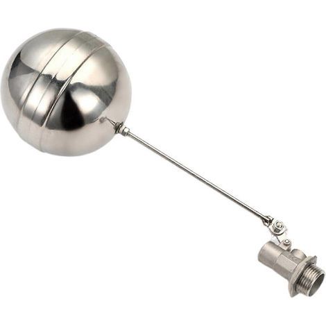 Flotteur à bille en acier inoxydable DN15 1/2" avec vanne à flotteur réglable, neuf FT (1/5)