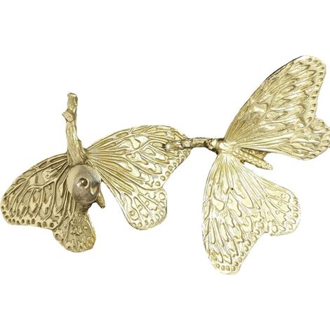 Poignée de tiroir en laiton avec motif papillon, 80 x 58 35 mm (1/5)