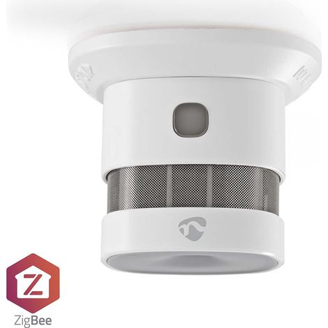 DÉTECTEUR DE FUMÉE SMARTLIFE ZIGBEE 3.0 ALIMENTÉ PAR PILE CYCLE DE VIE DU CAPTEUR: 10 AN(S) EN 14604 85 DB BLANC 1 (1/5)