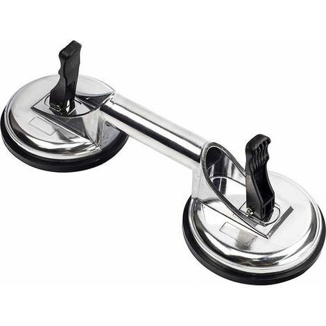Ventouses Lifter,Lourd Devoir Aluminium Vide Poignées Assiette Ventouse pour En Mouvement Grand Verre/Sol Écart Fixateur/Bosse Extracteur/Tuile,Tampon Levage (1/4)
