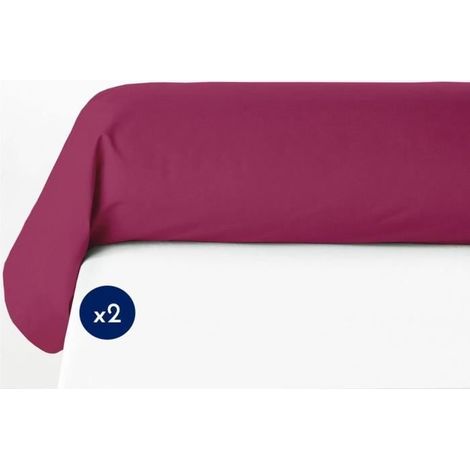 2er-Pack Bolsterbezüge - LOVELY HOME - LH71602 - 85 x 185 cm - Fuchsia