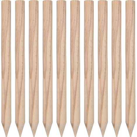 Tuteurs géodésiques en hêtre KOTARBAU® pour tomates, légumes et arbres, 40 cm, lot de 10
