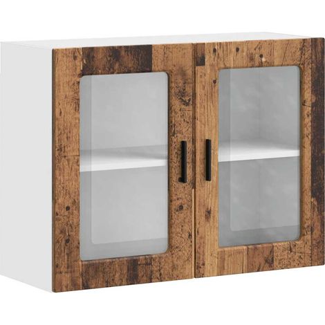 Maison Exclusive - Armario de pared para cocina puerta cristal Po