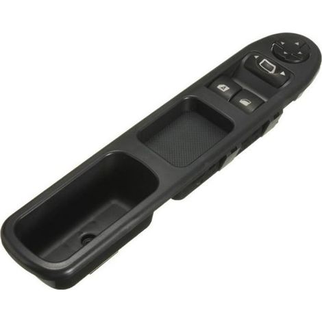 Interrupteur Lève-Vitre Rétroviseur - Pour Peugeot 207 WA WC WD WK - 25,5 x 5,3 cm - Noir - Plastique - 13 Broches - 1 Pièce (1/4)