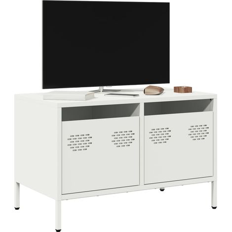 TV Cabinet White 68x39x43,5 cm Cold-rolled Steel vidaXL (1/5)