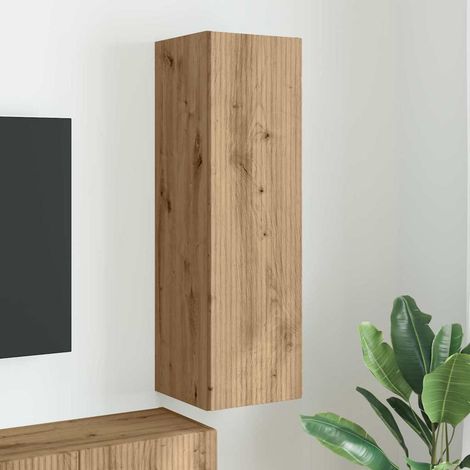 TV-Wandschrank 30 x 31 x 100 cm Kunsthandwerk Eiche (1/5)