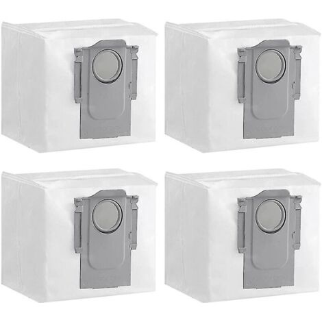 Bolsas para aspiradora robot Roborock Q5+ S7 Maxv Ultra (4 unidades)