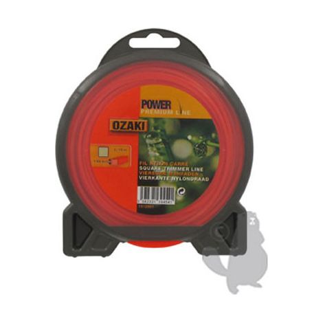 Funda de nailon cuadrada Ozaki Premium - Longitud: 15m, ø: 1,60mm