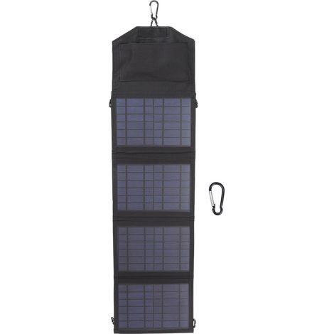 Tragbares, faltbares und effizientes Solarladegerät mit einer Oberfläche aus PET-Polymer universeller 14-W-5-V-Solargenerator für Outdoor-Camping. (1/5)