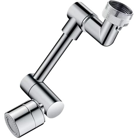 Rallonge De Robinet - Aérateur Pivotant 360° Avec 2 Modes Jet Pour Évier Cuisine Salle De Bain - 1 Pièce (1/5)