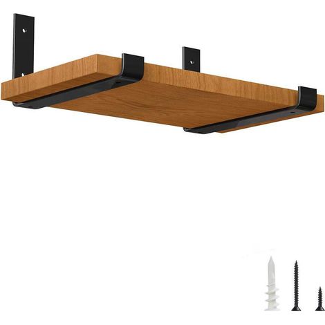 Industrielle Rohrregalträger, 2er-Set, zur Wandmontage, hohe Festigkeit. – AquaForge