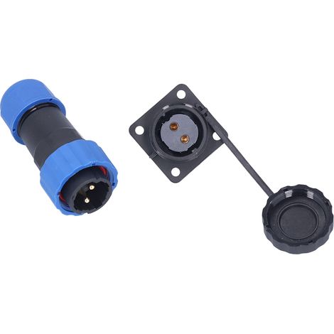 Fiche étanche carrée SP202 2 broches connecteur aviation prise électrique AC 380V adaptateur de borne de jonction (1/5)