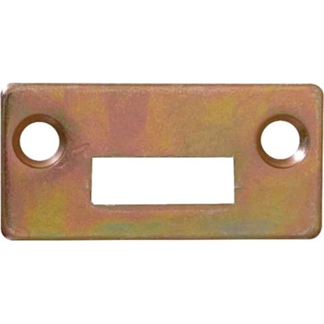 Gâche plate 282Z pour verrou à plaquer acier zingué - MAP INDUSTRIES