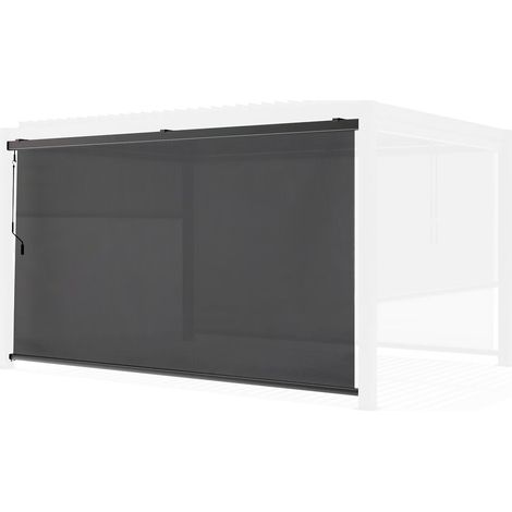 Estor enrollable para pérgola - 277 x 204 cm - Antracita (1/4)