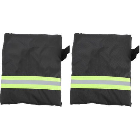 Housse de robinet extérieur pour l'hiver - Protection antigel pour robinet et tuyau d'arrosage, lot de 2 housses isolantes robustes avec cordon de serrage (18 x 15 cm) (1/5)