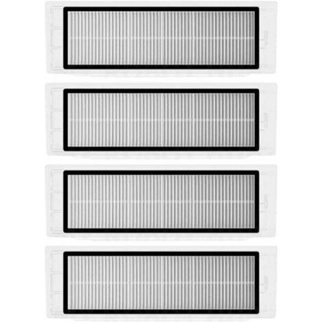Lot de 4 filtres Hepa pour aspirateur Xiaomi Roborock S6 S5 MAX S60 S65 S5 S50 S55 E25 E35
