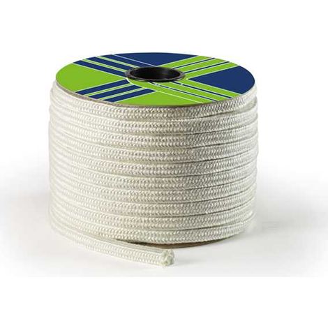 Tresse de Verre carrée Blanche - Au mètre linéaire 20 x 20 mm